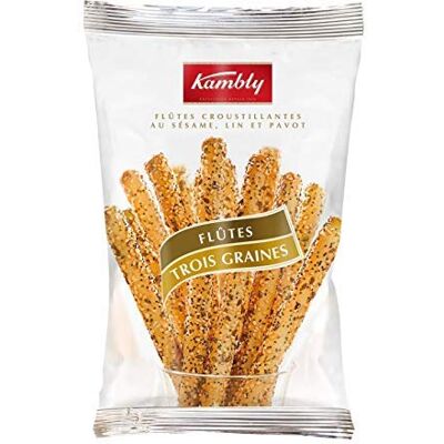 Epicerie salée KAMBLY Flûtes Sésame 125G Lot De 3 meilleure offre - Publicité Epicerie salée KAMBLY Flûtes Sésame 125G Lot De 3 meilleure offre - Publicité