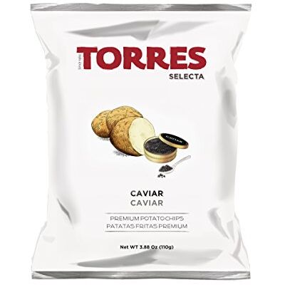 Torres Chips Caviar 110 grammes - Publicité Torres Chips Caviar 110 grammes - Publicité