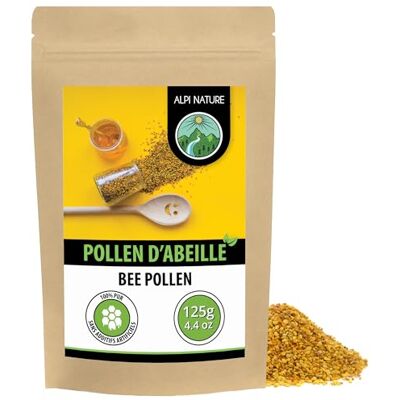 Alpi Nature Pollen d'Abeille 125g, Pollen de Fleur Naturel pour Smoothie, Céréales, Muesli - Publicité Alpi Nature Pollen d'Abeille 125g, Pollen de Fleur Naturel pour Smoothie, Céréales, Muesli - Publicité