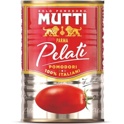 Mutti Pelati Lot de 6 tomates épluchées 6 x 400 g - Publicité Mutti Pelati Lot de 6 tomates épluchées 6 x 400 g - Publicité