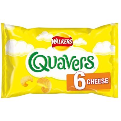 Walkers Quavers Cheese Snacks 6 X 16G by - Publicité Walkers Quavers Cheese Snacks 6 X 16G by - Publicité