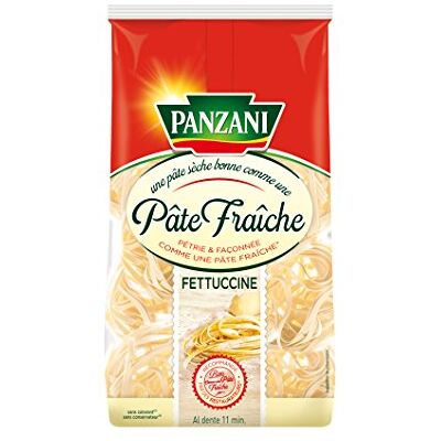 PANZANI Pâtes Qualité Pâte Fraîche Fettucine 400 g - Publicité PANZANI Pâtes Qualité Pâte Fraîche Fettucine 400 g - Publicité