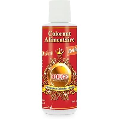 Déco Relief Colorant liquide Professionnel à base d'eau ROUGE 125ml Spécial Aérographe Pour Pâtisserie, Cuisine Colorant Alimentaire A09. Publicité Déco Relief Colorant liquide Professionnel à base d'eau ROUGE 125ml Spécial Aérographe Pour Pâtisserie, Cuisine Colorant Alimentaire A09. Publicité