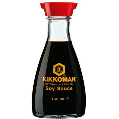 Kikkoman Lot de 2 bouteilles de sauce soja 150 ml - Publicité Kikkoman Lot de 2 bouteilles de sauce soja 150 ml - Publicité