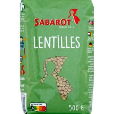 SABAROT 10x sachet 500g lentilles eston access Le sachet de 500g - Publicité SABAROT 10x sachet 500g lentilles eston access Le sachet de 500g - Publicité