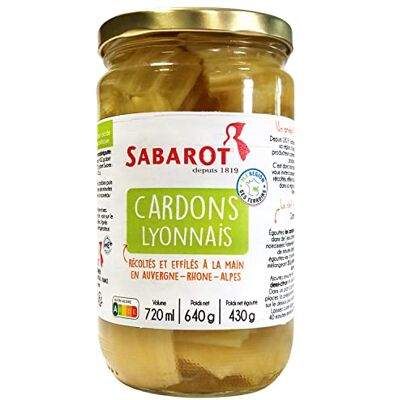 Sabarot Cardons lyonnais Bocal 420g - Publicité Sabarot Cardons lyonnais Bocal 420g - Publicité