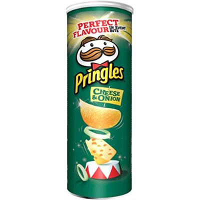 Pringles Chips Fromage Et Oignon Chips Lot 9 Pack 1485 Gramme Total - Publicité Pringles Chips Fromage Et Oignon Chips Lot 9 Pack 1485 Gramme Total - Publicité