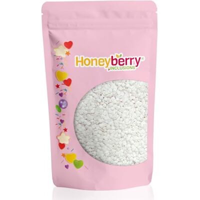 Honeyberry Vermicelles Pâtisserie Naturels et Comestibles 200g – Vermicelles de Sucres Décoratifs Colorés, Idéaux Pour Décorer Gâteaux, Biscuits et Desserts – Produit dans l’UE (Confettis Blancs) - Publicité Honeyberry Vermicelles Pâtisserie Naturels et Comestibles 200g – Vermicelles de Sucres Décoratifs Colorés, Idéaux Pour Décorer Gâteaux, Biscuits et Desserts – Produit dans l’UE (Confettis Blancs) - Publicité