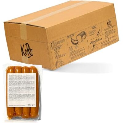 KoRo Bratwurst bio vegan 230g Convient pour griller vegan Biologique - Publicité KoRo Bratwurst bio vegan 230g Convient pour griller vegan Biologique - Publicité