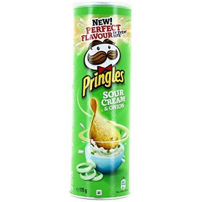 Pringles Chips Sour Cream & Onion 175 g - Publicité Pringles Chips Sour Cream & Onion 175 g - Publicité