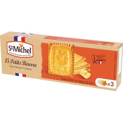 St Michel St-Michel Le Petit St-Michel Petit Beurre Authentique Le paquet de 180g - Publicité St Michel St-Michel Le Petit St-Michel Petit Beurre Authentique Le paquet de 180g - Publicité
