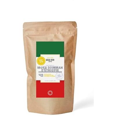 QUAI SUD Café Moulu Moka Djimmah Ethiopie I 250g I Sachet - Publicité QUAI SUD Café Moulu Moka Djimmah Ethiopie I 250g I Sachet - Publicité