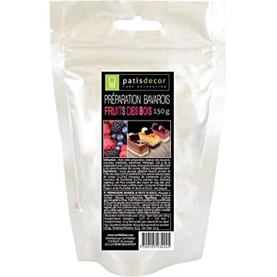 PATISDECOR Preparation Bavarois Fruits des Bois 100 g P2011 - Publicité PATISDECOR Preparation Bavarois Fruits des Bois 100 g P2011 - Publicité