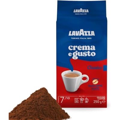 Lavazza - Crema E Gusto - Pack de 2 - 250 g - Café - Publicité Lavazza - Crema E Gusto - Pack de 2 - 250 g - Café - Publicité