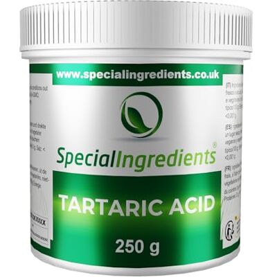 Special Ingredients Ingrédients Spéciaux Acide Tartrique Poudre 250g Qualité Premium - Publicité Special Ingredients Ingrédients Spéciaux Acide Tartrique Poudre 250g Qualité Premium - Publicité