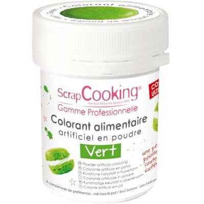 ScrapCooking Colorant artificiel en poudre Vert, - Publicité ScrapCooking Colorant artificiel en poudre Vert, - Publicité