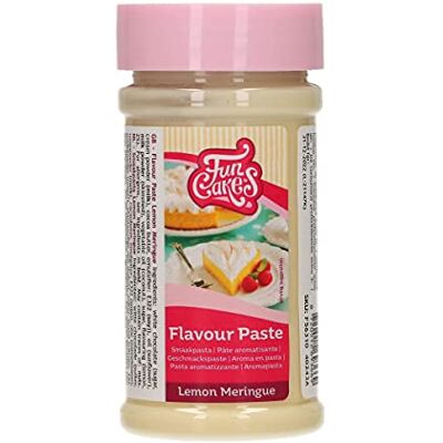 FunCakes Pâte Aromatisante Citron Meringué: Arômes alimentaires, bon goût, parfait pour la décoration de gâteaux, convient pour la pâte et les garnitures. 100g. Publicité FunCakes Pâte Aromatisante Citron Meringué: Arômes alimentaires, bon goût, parfait pour la décoration de gâteaux, convient pour la pâte et les garnitures. 100g. Publicité
