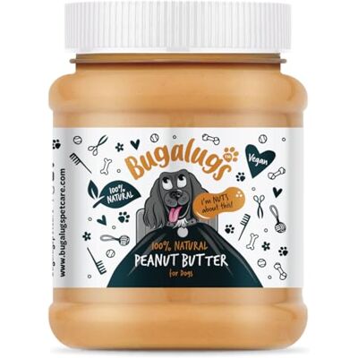 Bugalugs - Dog PB - 100% naturel - Beurre de cacahuète pour chiens - Publicité Bugalugs - Dog PB - 100% naturel - Beurre de cacahuète pour chiens - Publicité