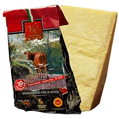 Consorzio Vacche Rosse Parmigiano Reggiano 30 mois Stravecchio Tranche 1 Kg - Publicité Consorzio Vacche Rosse Parmigiano Reggiano 30 mois Stravecchio Tranche 1 Kg - Publicité
