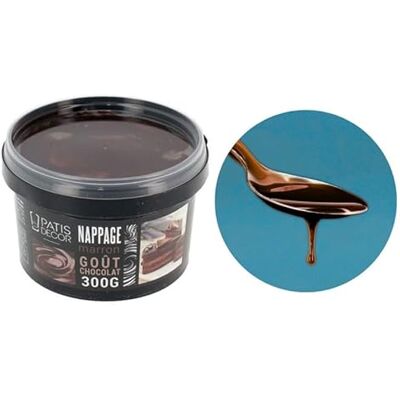 PATISDECOR Nappage miroir marron goût chocolat 300 g - Publicité PATISDECOR Nappage miroir marron goût chocolat 300 g - Publicité