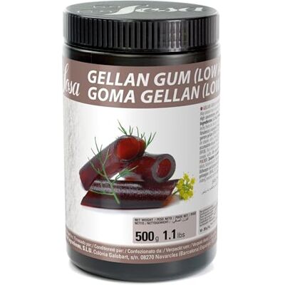 SOSA Gomme gellan Gélifiant en poudre d'origine naturelle Flacon 500 g - Publicité SOSA Gomme gellan Gélifiant en poudre d'origine naturelle Flacon 500 g - Publicité