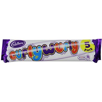 Cadbury Curly Wurly 5 Bars (Pack of 7, Total 35 Bars) - Publicité Cadbury Curly Wurly 5 Bars (Pack of 7, Total 35 Bars) - Publicité