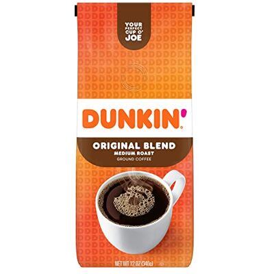 Dunkin' Donuts Dunkin Donuts Original Blend Ground Coffee 12 oz - Publicité Dunkin' Donuts Dunkin Donuts Original Blend Ground Coffee 12 oz - Publicité