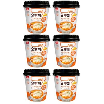Fimilla Market Yopokki Tteokbokki Instantané au Fromage YP 120g (Pack de 6) - Publicité Fimilla Market Yopokki Tteokbokki Instantané au Fromage YP 120g (Pack de 6) - Publicité