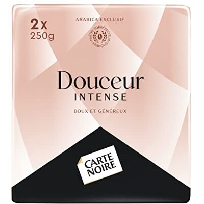 Carte Noire Cafe Moulu "Douceur Intense" Moulu Arabica Café Doux Et Delicat Lot De 12 X 250 G Fabrique En France - Publicité Carte Noire Cafe Moulu "Douceur Intense" Moulu Arabica Café Doux Et Delicat Lot De 12 X 250 G Fabrique En France - Publicité