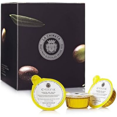 La Chinata Lot de 200 dosettes d'huile d'olive extra vierge 10 ml - Publicité La Chinata Lot de 200 dosettes d'huile d'olive extra vierge 10 ml - Publicité