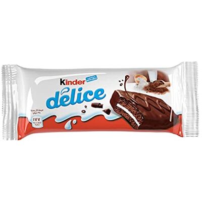 Kinder - Delice - 20 unités - cacao - chocolate bar - Publicité Kinder - Delice - 20 unités - cacao - chocolate bar - Publicité