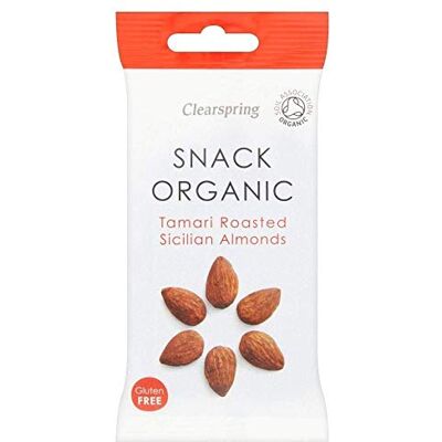 Clearspring Organic Tamari Roasted Almonds (30g) - Publicité Clearspring Organic Tamari Roasted Almonds (30g) - Publicité