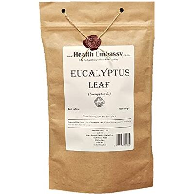 HEALTH EMBASSY Feuille de Eucalyptus Tisane Eucalyptus L Eucalyptus Leaf Tea (50g) - Publicité HEALTH EMBASSY Feuille de Eucalyptus Tisane Eucalyptus L Eucalyptus Leaf Tea (50g) - Publicité