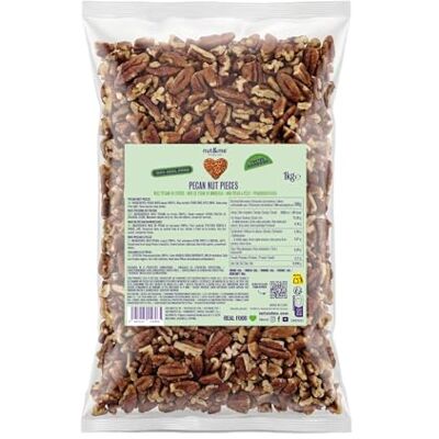 nut&me Noix de pécan naturelles en morceaux 1 kg Variété Fancy, sans coque, gluten, additifs Idéales pour pâtisserie, yaourt, granola, salades et recettes sucrées - Publicité nut&me Noix de pécan naturelles en morceaux 1 kg Variété Fancy, sans coque, gluten, additifs Idéales pour pâtisserie, yaourt, granola, salades et recettes sucrées - Publicité