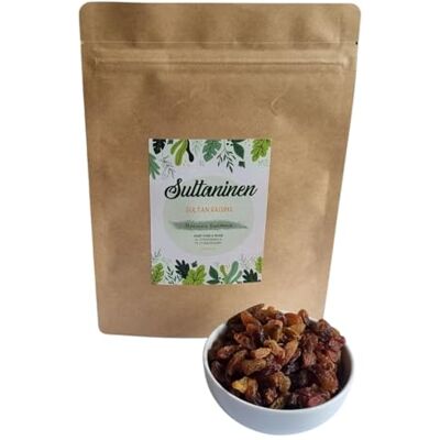 IGART Raisins secs Sultanines 5kg, Raisins Sultanines, Raisins secs juteux pour encas, pâtisseries ou comme ingrédients dans différents plats, Qualité 1A - Publicité IGART Raisins secs Sultanines 5kg, Raisins Sultanines, Raisins secs juteux pour encas, pâtisseries ou comme ingrédients dans différents plats, Qualité 1A - Publicité