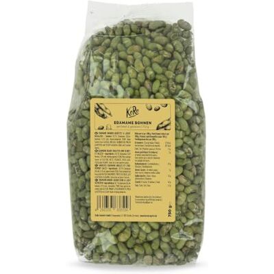 KoRo – Fèves edamame grillées et salées 750 g – Edamame riche en protéines 44g et fibres 13g – Snack croquant et gourmand – Alternative aux chips classiques - Publicité KoRo – Fèves edamame grillées et salées 750 g – Edamame riche en protéines 44g et fibres 13g – Snack croquant et gourmand – Alternative aux chips classiques - Publicité