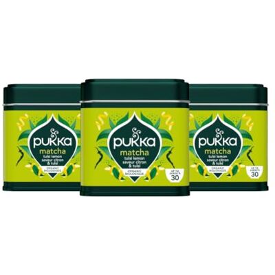 Pukka Matcha Bio Tulsi Citron Poudre de matcha au basilic sacré & citron – Saveur fraîche et équilibrée – Idéal matcha latte & boissons bien-être Lot de 2x30 g - Publicité Pukka Matcha Bio Tulsi Citron Poudre de matcha au basilic sacré & citron – Saveur fraîche et équilibrée – Idéal matcha latte & boissons bien-être Lot de 2x30 g - Publicité
