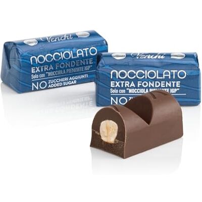 Venchi Mini Lingot Noisettes Noir NO Added Sugar, 1 kg Avec Noisette Entière du Piémont Sans Gluten Végétalien - Publicité Venchi Mini Lingot Noisettes Noir NO Added Sugar, 1 kg Avec Noisette Entière du Piémont Sans Gluten Végétalien - Publicité