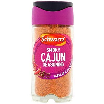 Schwartz Smoky Cajun Seasoning 45g - Publicité Schwartz Smoky Cajun Seasoning 45g - Publicité