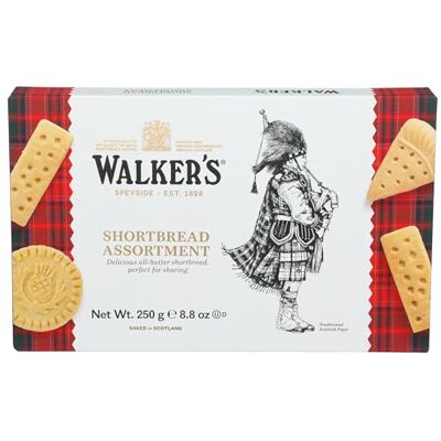 Walkers Assorted Shortbread 250 g (Pack of 3) - Publicité Walkers Assorted Shortbread 250 g (Pack of 3) - Publicité