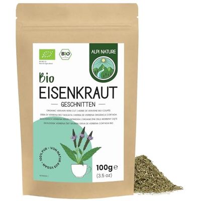 Alpi Nature Infusion Verveine BIO 100g, bio Feuilles de Verveine Séchées et Coupées, Thé en Vrac - Publicité Alpi Nature Infusion Verveine BIO 100g, bio Feuilles de Verveine Séchées et Coupées, Thé en Vrac - Publicité