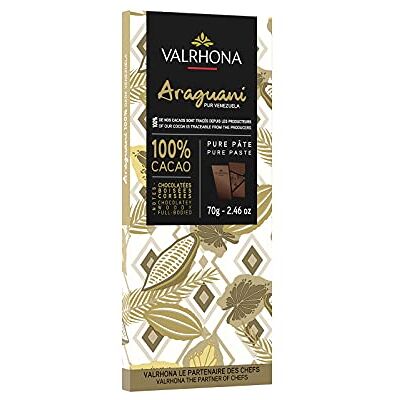 VALRHONA Tablette chocolat noir araguani 72% 70g - Publicité VALRHONA Tablette chocolat noir araguani 72% 70g - Publicité