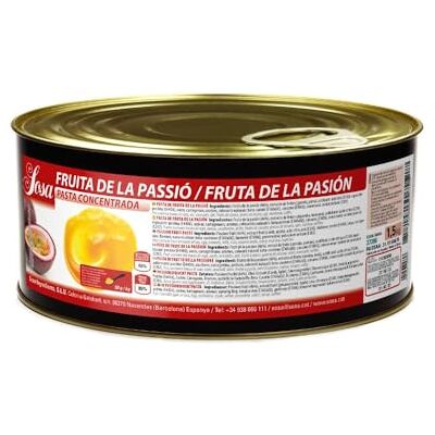 SOSA Pâte concentrée de fruit de la passion Format 1,5 kg - Publicité SOSA Pâte concentrée de fruit de la passion Format 1,5 kg - Publicité