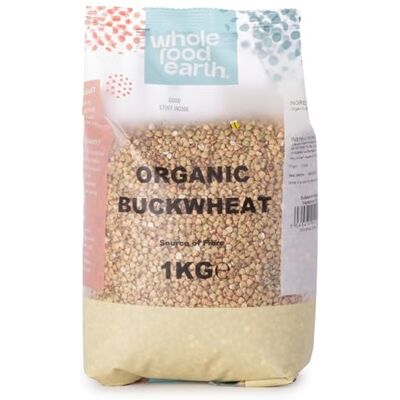 Wholefood Earth Sarrasin bio, 1 kg Sans OGM Végan Source de fibres Certifié biologique - Publicité Wholefood Earth Sarrasin bio, 1 kg Sans OGM Végan Source de fibres Certifié biologique - Publicité