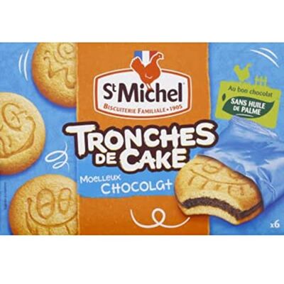 St Michel Biscuits tronches de cake au chocolat La boite de 6 175 g - Publicité St Michel Biscuits tronches de cake au chocolat La boite de 6 175 g - Publicité
