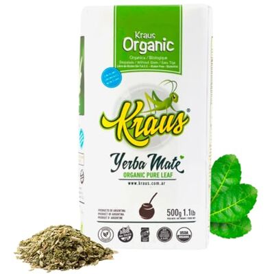 Kraus - Yerba Kraus Orgánica Pura Hoja - Yerba Mate - Publicité Kraus - Yerba Kraus Orgánica Pura Hoja - Yerba Mate - Publicité