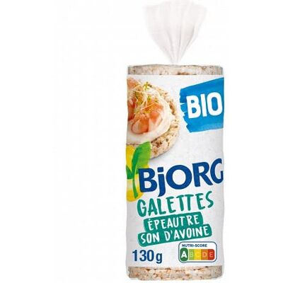BJORG Galettes Épeautre Son D'Avoine 130G Lot De 4 - Publicité BJORG Galettes Épeautre Son D'Avoine 130G Lot De 4 - Publicité