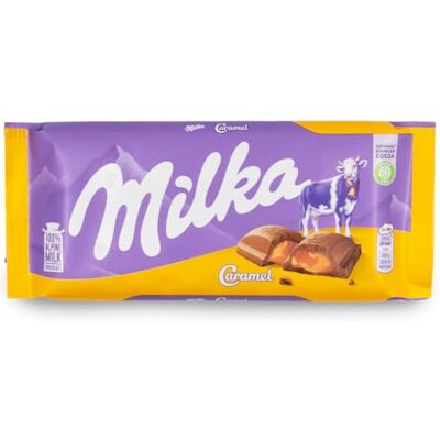 Milka Caramel 100G Bar by - Publicité Milka Caramel 100G Bar by - Publicité