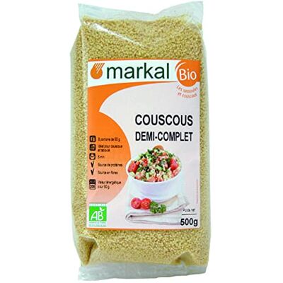 Markal COUSCOUS 1/2 COMPLET 500G - Publicité Markal COUSCOUS 1/2 COMPLET 500G - Publicité