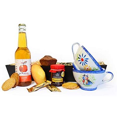 Biscuiterie des Marais Panier gourmand Terre de Bretagne - Publicité Biscuiterie des Marais Panier gourmand Terre de Bretagne - Publicité
